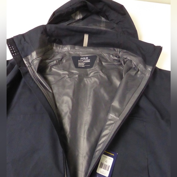 Polo Ralph Lauren Performance Waterproof Windbreaker Jacket NWT Hidden Hood LT - Picture 6 of 8